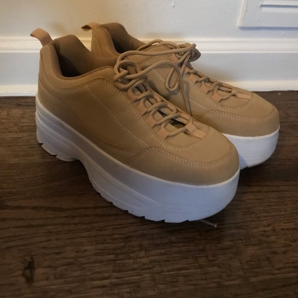 Platform Lace Up Sneakers